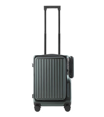 Front open suitcase