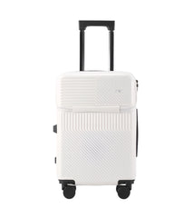 Front open suitcase