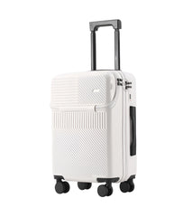 Front open suitcase