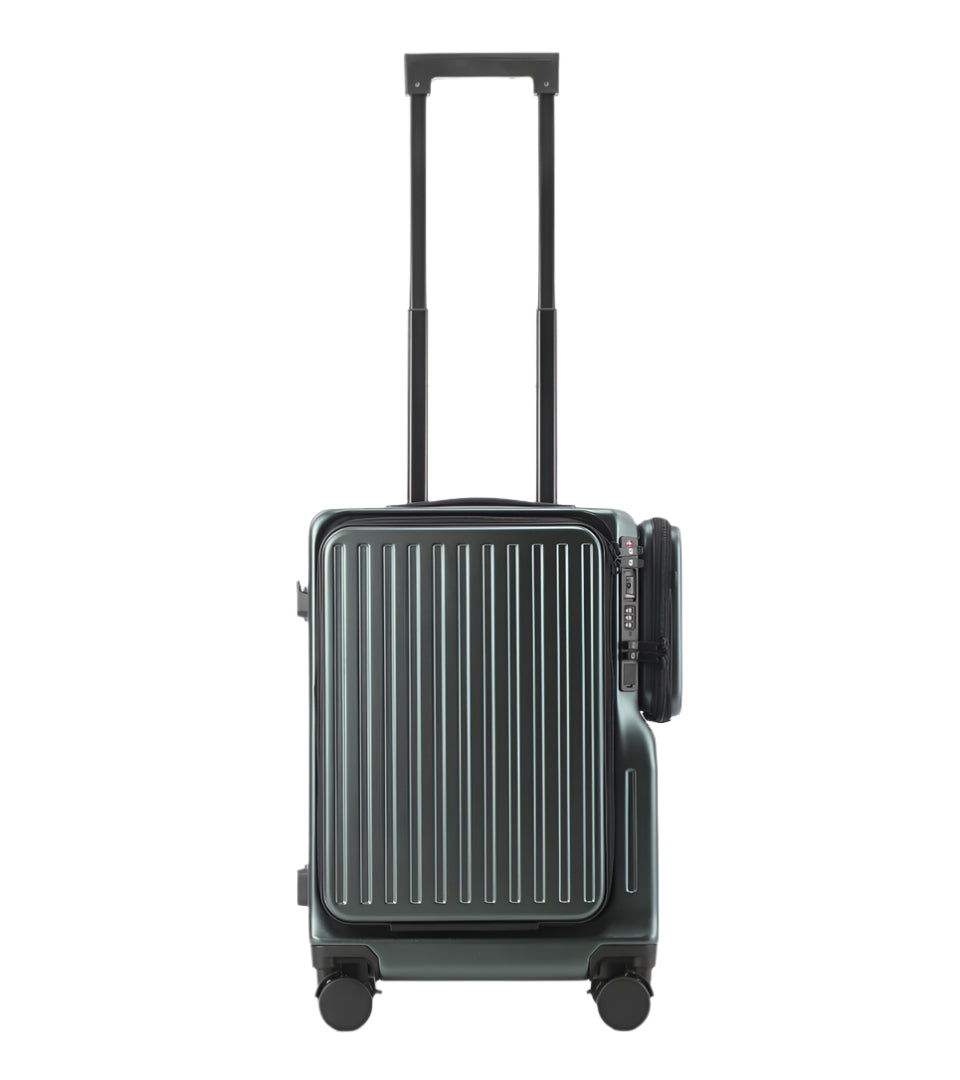 Front open suitcase