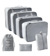 7 pcs travel bag set