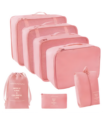 7 pcs travel bag set