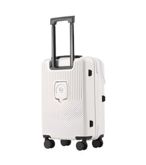Front open suitcase